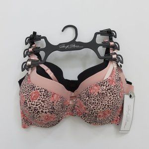 (#B-1) Marilyn Monroe 3 pack No-show Bras